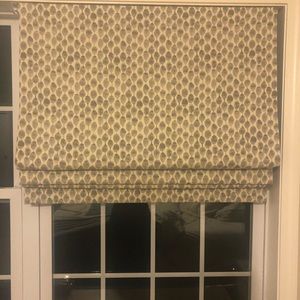 West Elm cordless blackout lining Roman shade
